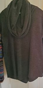 Army Green Cowlneck Sweater